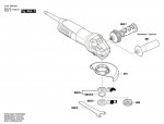 Bosch 3 601 G9B 000 Gws 9-115 Angle Grinder 230 V / Eu Spare Parts